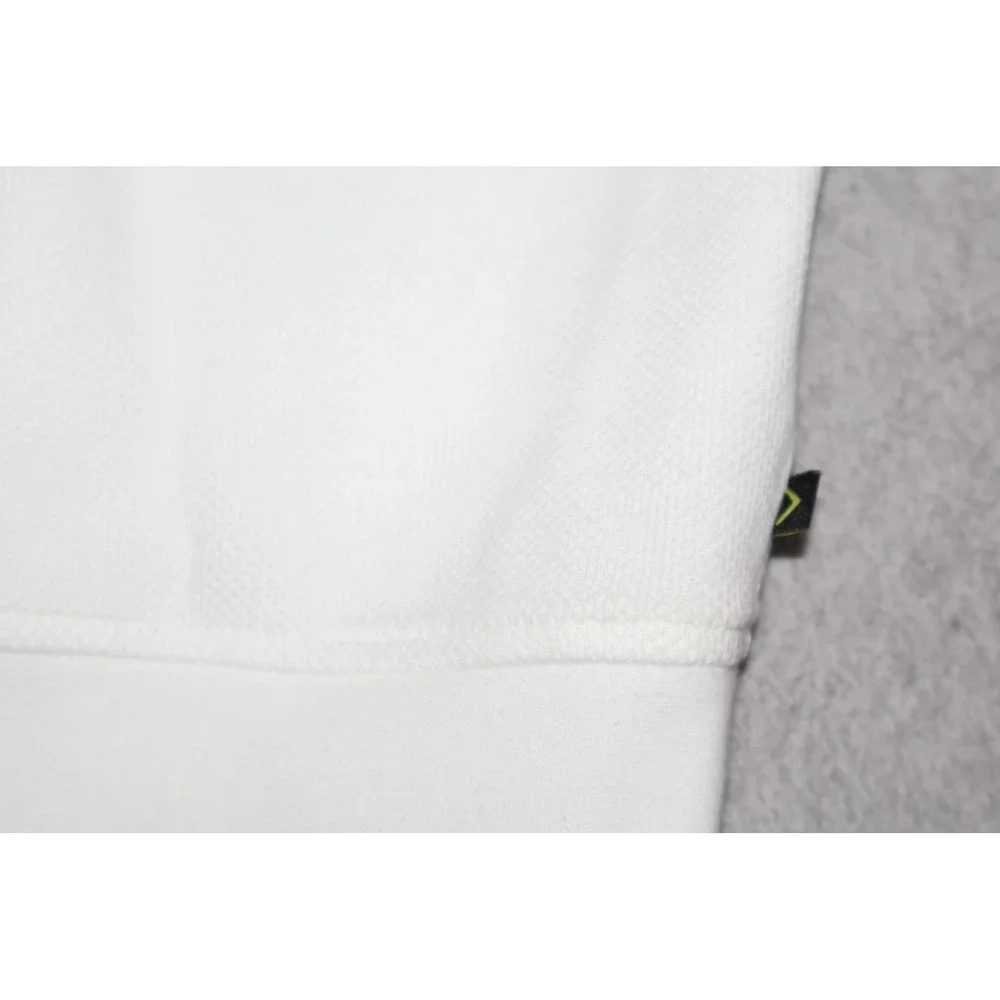 Callaway Golf Sport Men XL White V-Neck Sleeveless Sweater Vest Cotton Knit